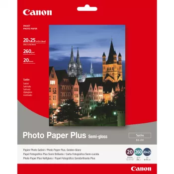 Canon SG-201 daļēji spīdīgs fotopapīrs Plus 8x10 collas - 20 lapas