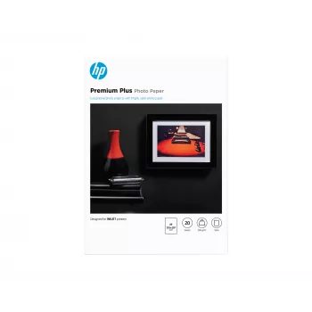 HP Premium Plus fotopapīrs satīna 300 g/m2 A4 (210 x 297 mm) 20 loksnes