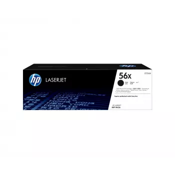 HP 56X augstas ražības melns oriģināls LaserJet tonera kārtridžs
