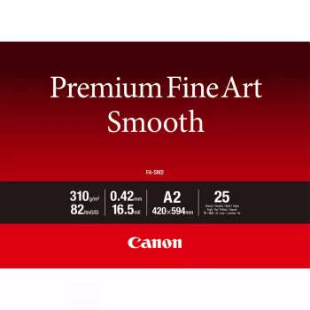 Papīrs Canon FA-SM2 A2 Balts Gluds 310 g/m² Tintnīcas