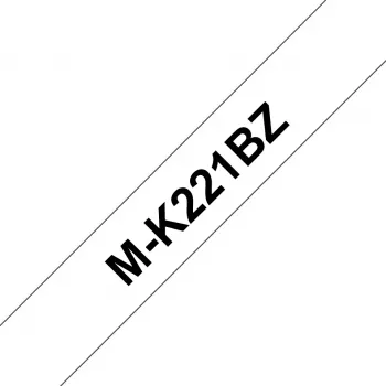 Brother M-K221BZ līmlente uzlīmju izgatavošanai, melns uz balta