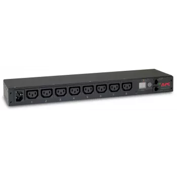 APC AP7820B strāvas sadales bloks (PDU) 8 maiņstrāvas kontaktligzdas 0U/1U melns