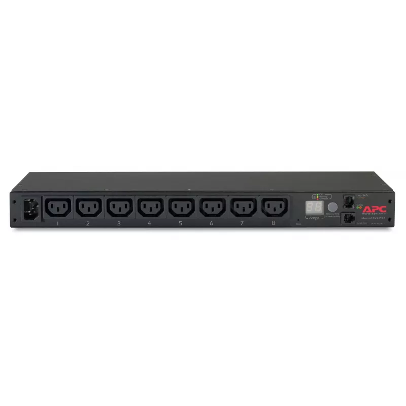 APC AP7820B strāvas sadales bloks (PDU) 8 maiņstrāvas kontaktligzdas 0U/1U melns