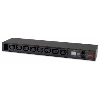 APC AP7821B strāvas sadales bloks (PDU) 8 maiņstrāvas kontaktligzdas 0U/1U Melns