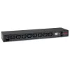 APC AP7821B strāvas sadales bloks (PDU) 8 maiņstrāvas kontaktligzdas 0U/1U Melns