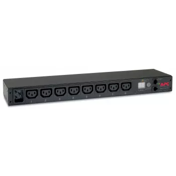 APC AP7821B strāvas sadales bloks (PDU) 8 maiņstrāvas kontaktligzdas 0U/1U Melns