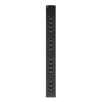 APC AP6003A barošanas sadales bloks (PDU) 14 maiņstrāvas kontaktligzdas 0U/2U Melns