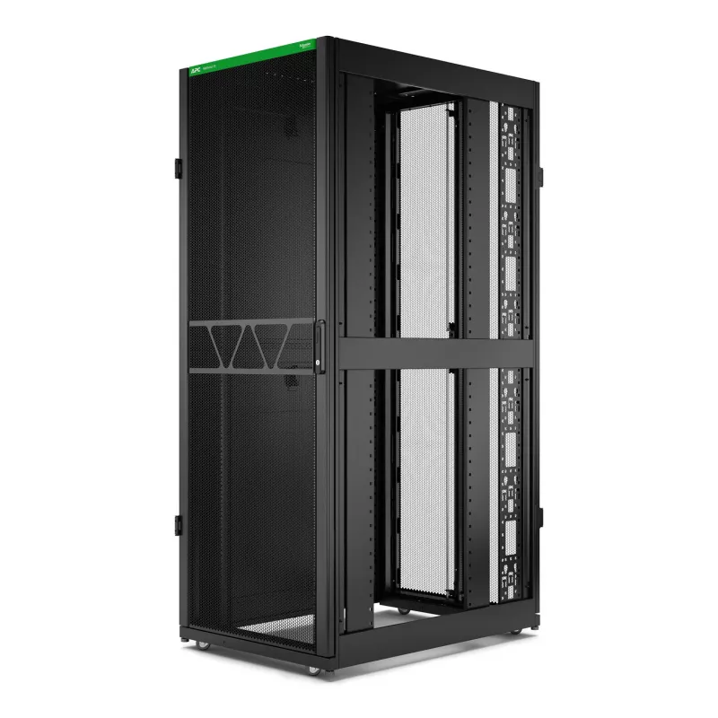 APC Netshelter SX Gen2 AR3150B2 - 42U, 1991h x 750w x 1070d mm, ar sānu paneļiem, melna