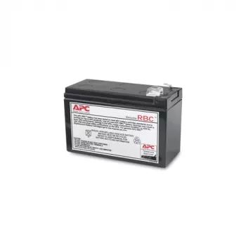 APC Battery Replacement Cartridge APCRBC114 (OEM), Sealed Lead Acid (VRLA), 12 V, 1 gab., 60 VAh, 5 gads(-i), melns