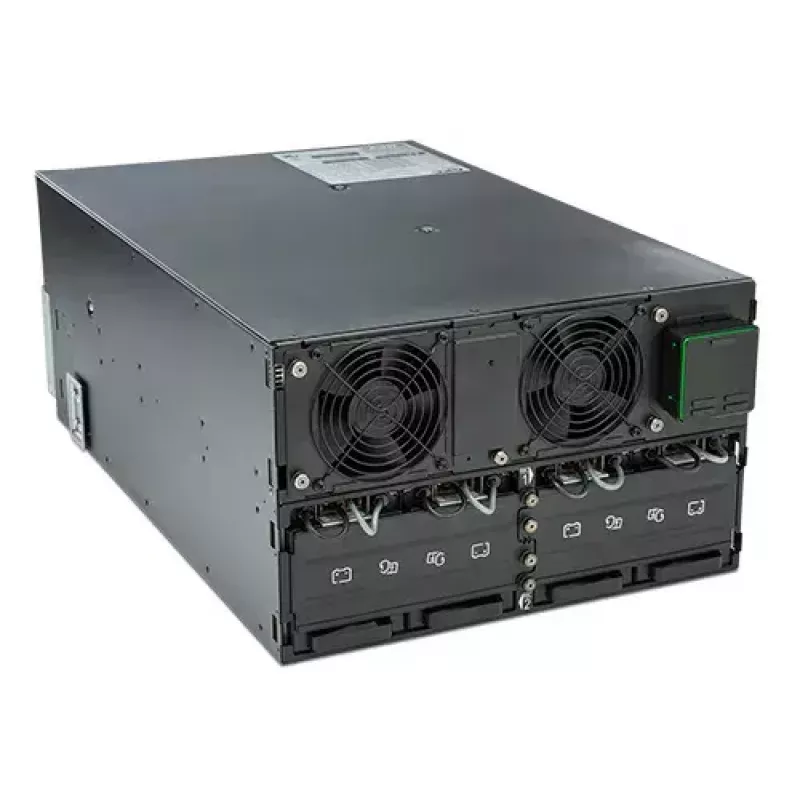 APC Smart-UPS On-Line SRT8KRMXLI - 8kW/VA, 6x C13 + 4x C19 + cietvadu 1 fāzes izeja, montējams statīvā, iebūvēts NMC