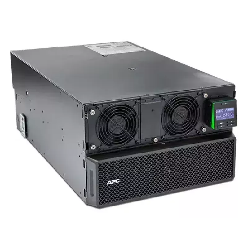 APC Smart-UPS On-Line SRT8KRMXLI - 8kW/VA, 6x C13 + 4x C19 + cietvadu 1 fāzes izeja, montējams statīvā, iebūvēts NMC