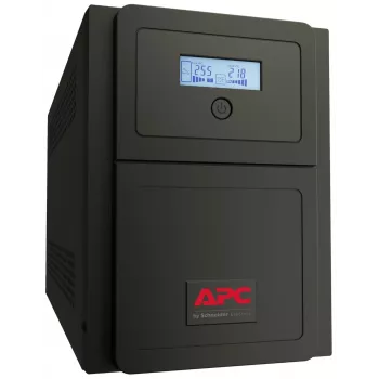 APC Easy UPS 1 Ph Line Interactive, 1000VA, Tornis, 230V, 6 IEC C13 kontaktligzdas, AVR, sauss kontakts, LCD, bez tīkla kartes atbalsta