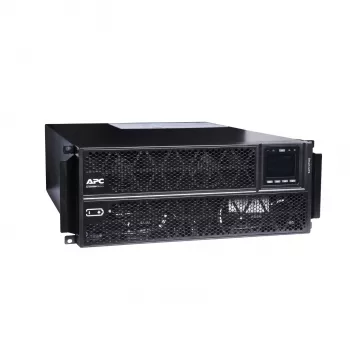 APC Smart-UPS On-Line, 5kVA/5kW, Rack/Tower, 230V, 2x IEC C13+1x IEC C19+Hard wire 3-wire (H+N+E) outlets, tīkls Card, W/O rail kit