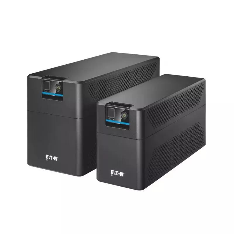 Eaton UPS 5E Gen2 700, līnijinteraktīvs 0,7 kVA / 360 W, 2x F tipa kontaktligzdas, tornis, melns
