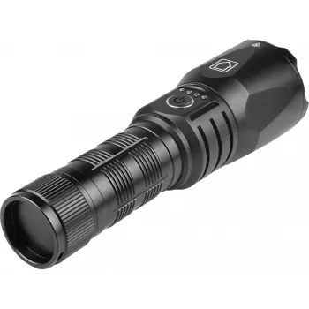Sandberg Survivor Torch Powerbank 5000, rokas lukturis, melns, alumīnijs, IPX4, -30 - 40 °C, FCC, RoHS, UKCA, CE
