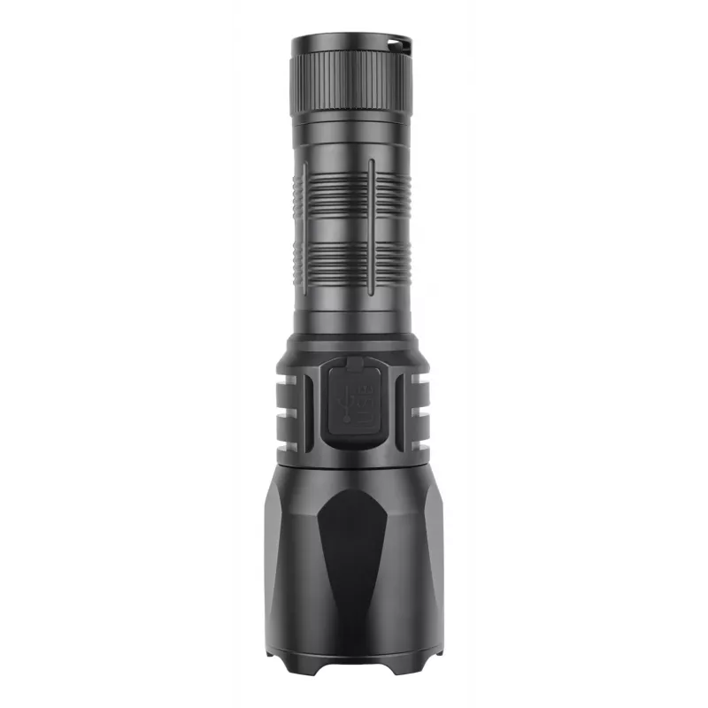 Sandberg Survivor Torch Powerbank 5000, rokas lukturis, melns, alumīnijs, IPX4, -30 - 40 °C, FCC, RoHS, UKCA, CE