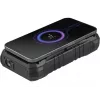 Sandberg Survivor Powerbank 20000 PD30W, 20000 mAh, Bezvadu uzlāde, Melns