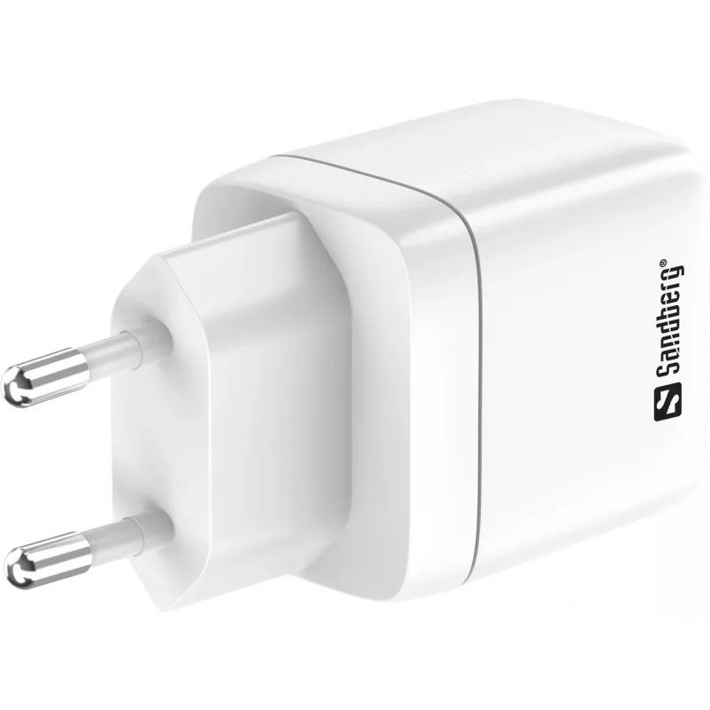 Lādētājs Sandberg 2in1 1xUSB-C 1xUSB 35W Iekštelpu maiņstrāvas Universāls