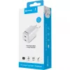 Sandberg AC lādētājs Dual USB-C PD65W ES, iekštelpām, maiņstrāva, 20 V, 3,25 A, balts