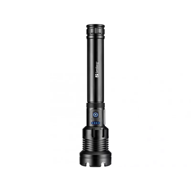 Sandberg Survivor 7in1 lukturītis-powerbank 10000, rokas lukturītis, melns, alumīnijs, LED, 2 lampa(s), 500 lm