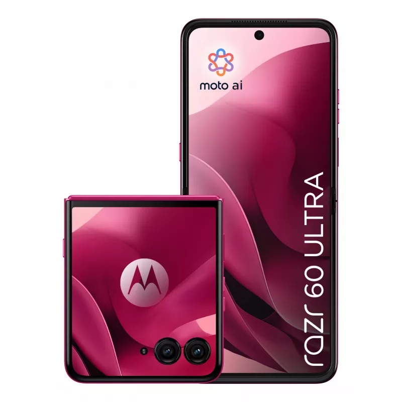 Motorola razr 60 ultra 17,7 cm (6,96 collu) Divu SIM kartu Android 15 5G USB Type-C 16 GB 512 GB 4700 mAh Rozā