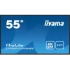 iiyama LH5541UHS-B2 Signālu displejs Kioska dizains 138.7 cm (54.6 collas) LCD 500 cd/m² 4K Ultra HD Melns Iebūvēts procesors 24/7