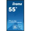 iiyama LH5541UHS-B2 Signālu displejs Kioska dizains 138.7 cm (54.6 collas) LCD 500 cd/m² 4K Ultra HD Melns Iebūvēts procesors 24/7