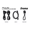 iiyama LH5541UHS-B2 Signālu displejs Kioska dizains 138.7 cm (54.6 collas) LCD 500 cd/m² 4K Ultra HD Melns Iebūvēts procesors 24/7