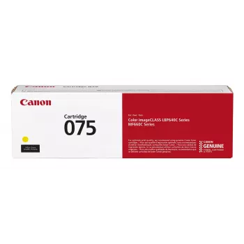 Canon 075 tonera kasetne 1 gab. Oriģināls Dzeltens