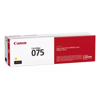 Canon 075 tonera kasetne 1 gab. Oriģināls Dzeltens