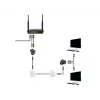 Kabeļu sadalītājs Lanberg ADS-RJ45-2RJ45-OS Melns