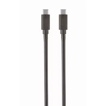 USB-C–USB-C kabelis Gembird CCP-USB3.1-CMCM-1M — 1 m, USB 3.2 Gen 1, melns