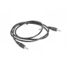 Audio kabelis LANBERG 3.5 mm tēviņš–tēviņš 1.2 m Melns