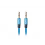 Audio kabelis Lanberg CA-MJMJ-10CU-0010-BL 1m 3.5mm vīrišķais vīrišķais zils
