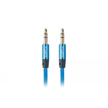 Audio kabelis Lanberg CA-MJMJ-10CU-0030-BL 3m 3.5mm vīr. vīr. zils