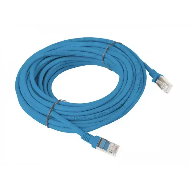Tīkla komutācijas kabelis LANBERG Cat5e U/UTP 30 m RJ-45 uz RJ-45 Zils