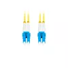 Optiskās šķiedras kabelis LANBERG FO-LULU-SD11-0020-YE, 2 m, G.657.A1, LC–LC, dzeltens