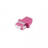 Fiber optic adapter LANBERG MM LC/UPC duplex OM4