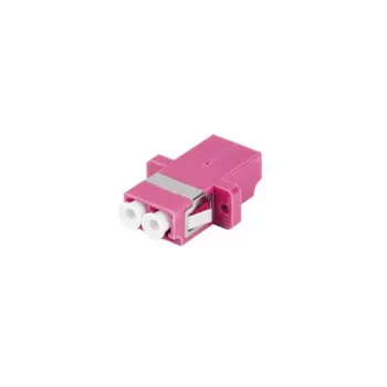 Fiber optic adapter LANBERG MM LC/UPC duplex OM4