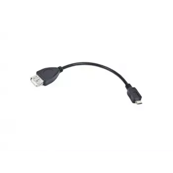 USB 2.0 kabelis LANBERG OEM-0006 — USB A uz Micro-USB B, 0,15 m, melns