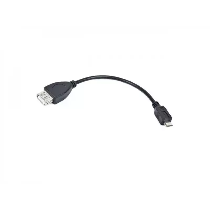 USB 2.0 kabelis LANBERG OEM-0006 — USB A uz Micro-USB B, 0,15 m, melns