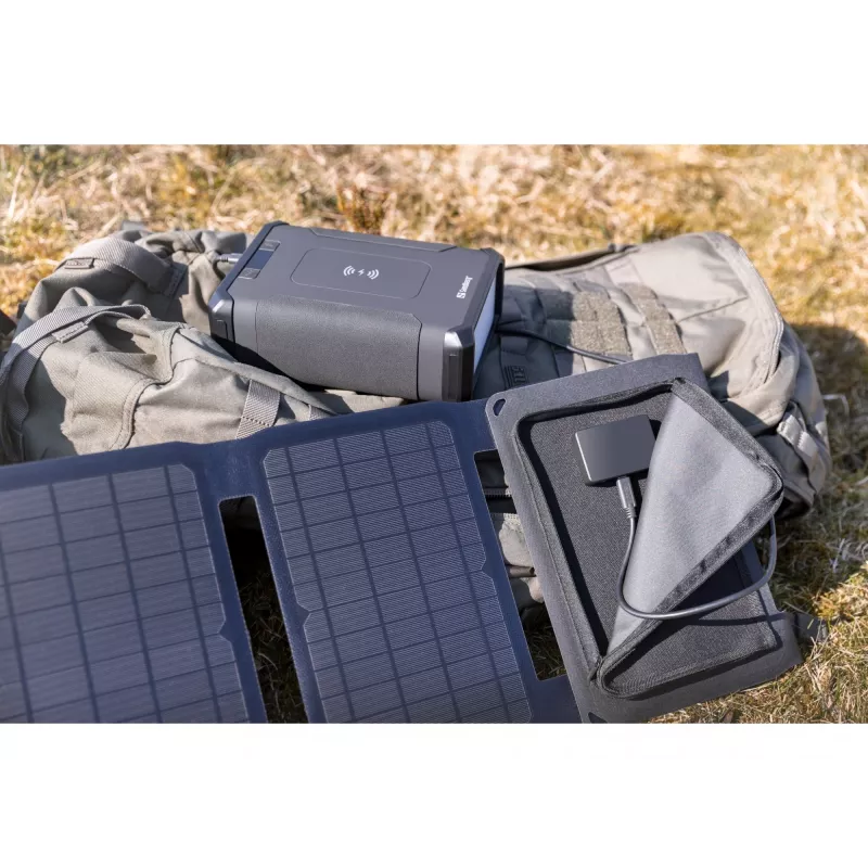 Sandberg Solar Charger 40W QC3.0+PD+DC, āra, saules, melns