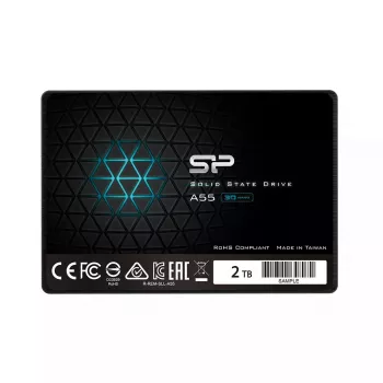 2.5 collu SATA III SSD Silicon Power SP004TBSS3A55S25 — 4 TB, 500/450 MB/s, 7 mm