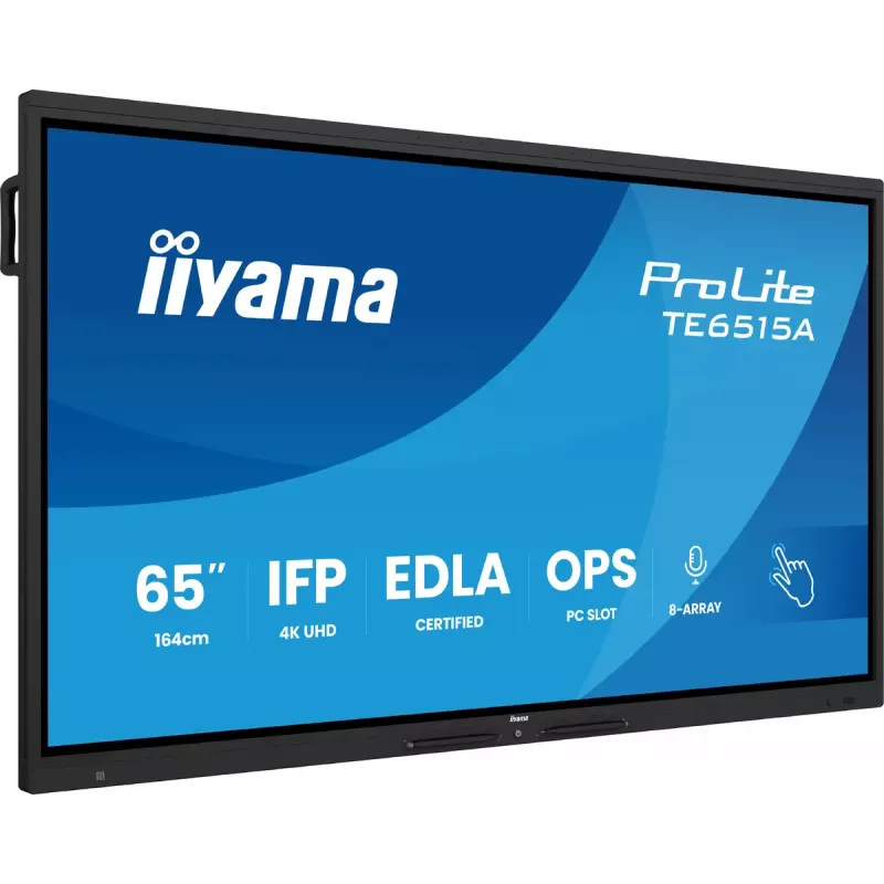 Monitors iiyama TE6515A-B1AG 65 collu 4K UHD skārienekrāns