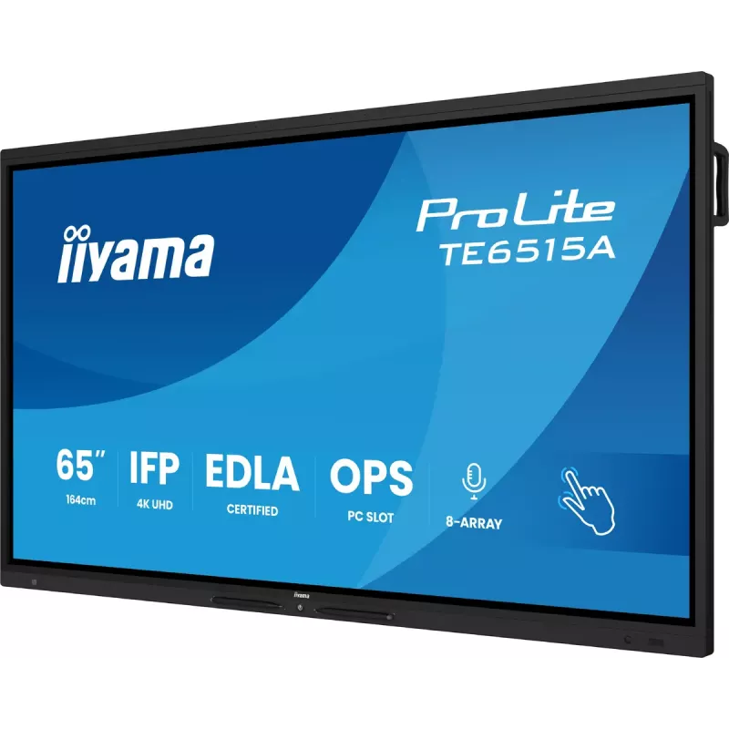 Monitors iiyama TE6515A-B1AG 65 collu 4K UHD skārienekrāns