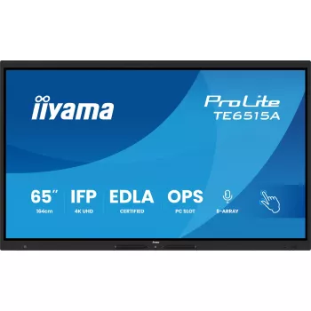 Monitors iiyama TE6515A-B1AG 65 collu 4K UHD skārienekrāns