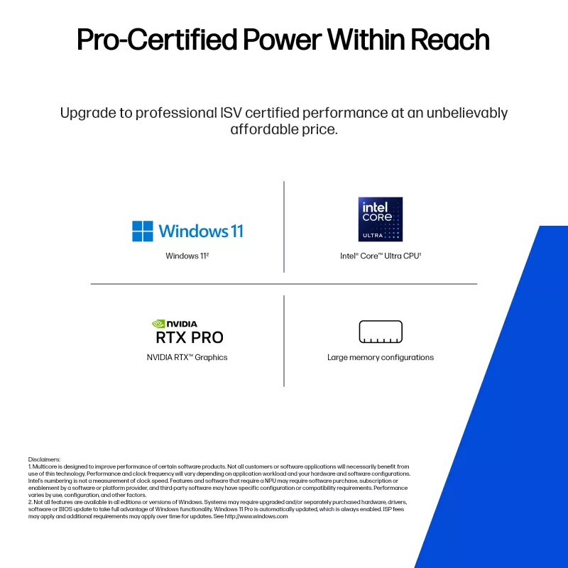 HP Zbook X G1i Intel Core Ultra 7 255H 40,6 cm (16 collu) WUXGA 32 GB DDR5-SDRAM NVIDIA RTX PRO 2000 Blackwell Wi-Fi 7 (802.11be) Windows 11 Pro AI darbstacija, AI dators