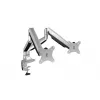 ICY BOX IB-MS504-T 81,3 cm (32 collu) galda statīvs, melns, sudrabots