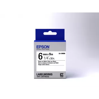 Epson uzlīmju kārtridžs Standard LK-2WBN melns/balts 6 mm (9 m)