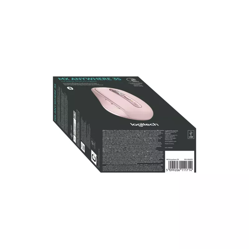 pele Logitech MX 3S Pink USB Optical